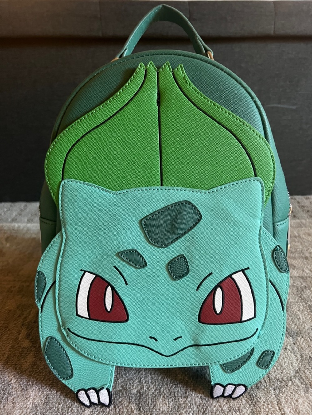 Loungefly Green Bulbasaur-Inspired Reptile Backpack